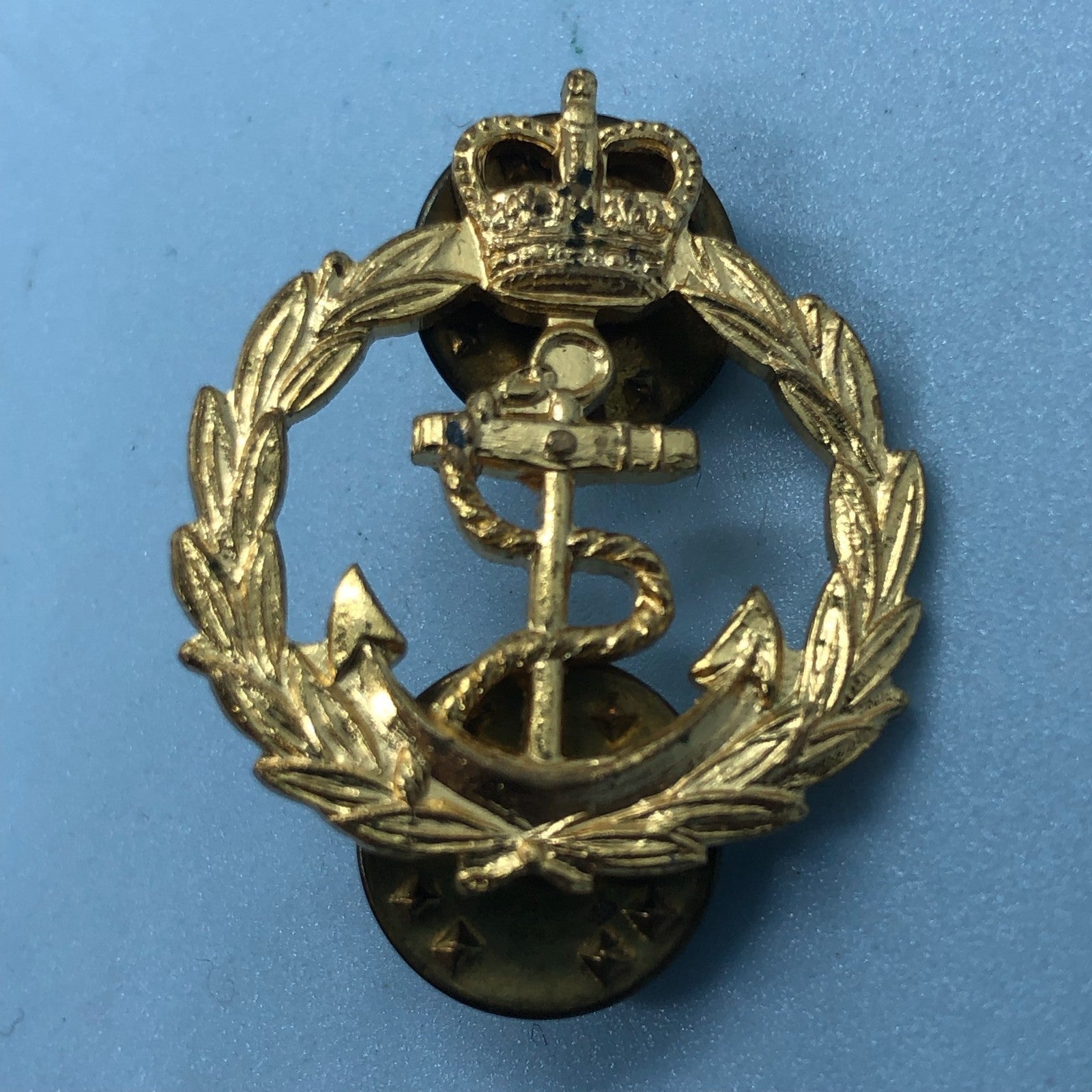Original British Army Cap Badge - RN Chief Petty Officer - The Militaria Shop