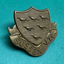 Charger l'image dans la galerie, British Army Cap Badge - Sussex Volunteer Training Corps - The Militaria Shop