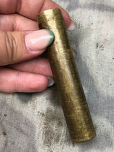 Load image into Gallery viewer, Original WW1 British Army SMLE Enfield Brass Oil Bottle - P-H Maker Marked - The Militaria Shop