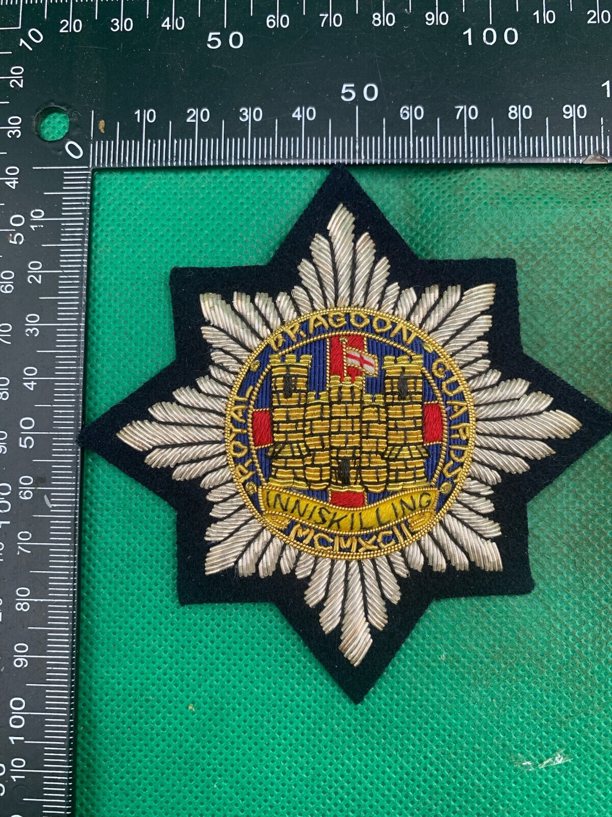 British Army Bullion Embroidered Blazer Badge - Royal Dragoon Guards - The Militaria Shop