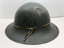 Charger l'image dans la galerie, Original WW2 British Home Front Civillian Zuckerman Helmet & Liner Set - The Militaria Shop