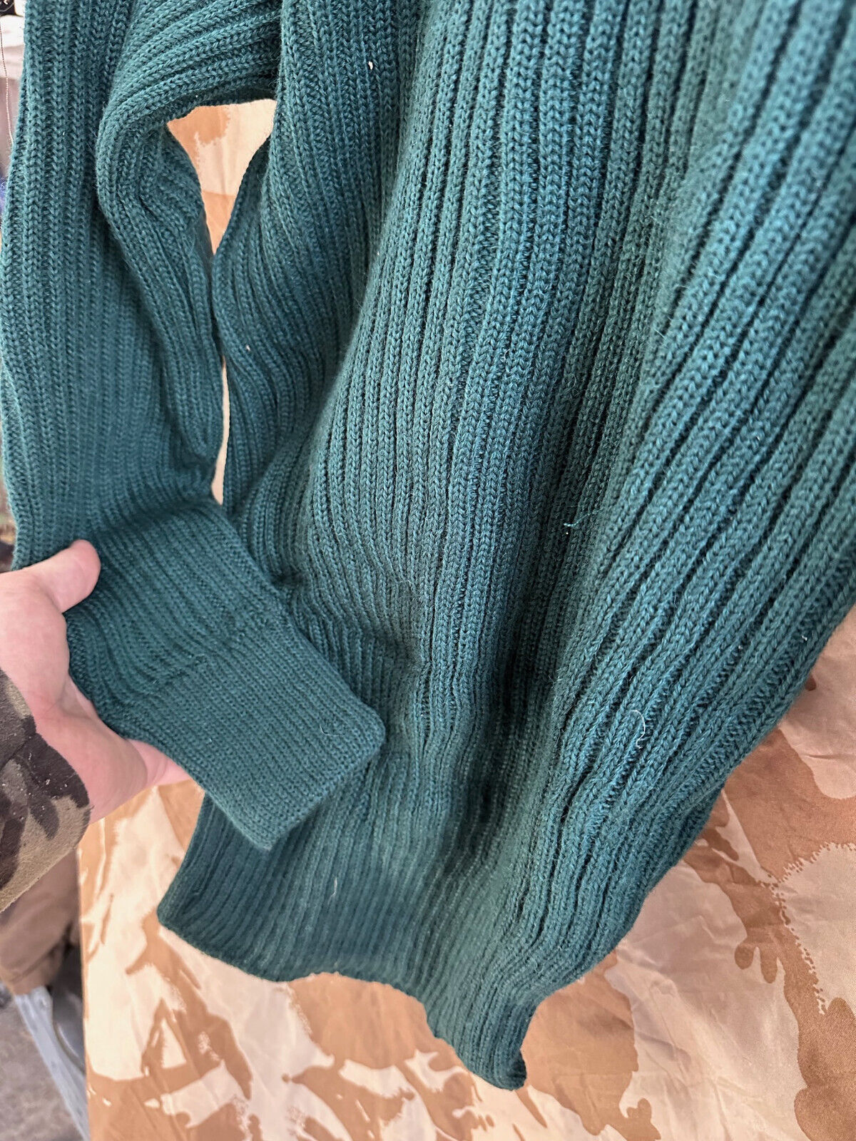 Genuine British Army Commando Green Pull Over Jumper WRAC - Size 4 - 40" Chest - The Militaria Shop