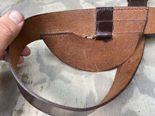 Load image into Gallery viewer, Original British Army Officer's Brown Leather Sword Belt - No Buckle - The Militaria Shop
