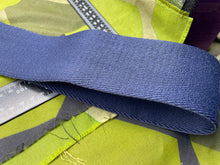 Load image into Gallery viewer, Original British Royal Navy Blue Canvas Stable Belt - Approx 46" Waist - The Militaria Shop
