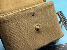 Load image into Gallery viewer, Original WW2 British Army 37 Pattern Economy Binocular Case with Shoulder Strap - The Militaria Shop