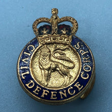 Charger l'image dans la galerie, Original British Army Lapel Pin - Civil Defence Corps - The Militaria Shop