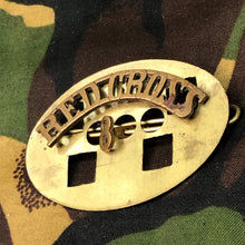 Load image into Gallery viewer, Original WW1 British Army Red Cross Shoulder Title - The Militaria Shop