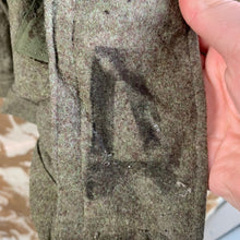 Load image into Gallery viewer, West German Field Jacket Green Wool Shirt Military Uniform Germany - 35" Chest - The Militaria Shop