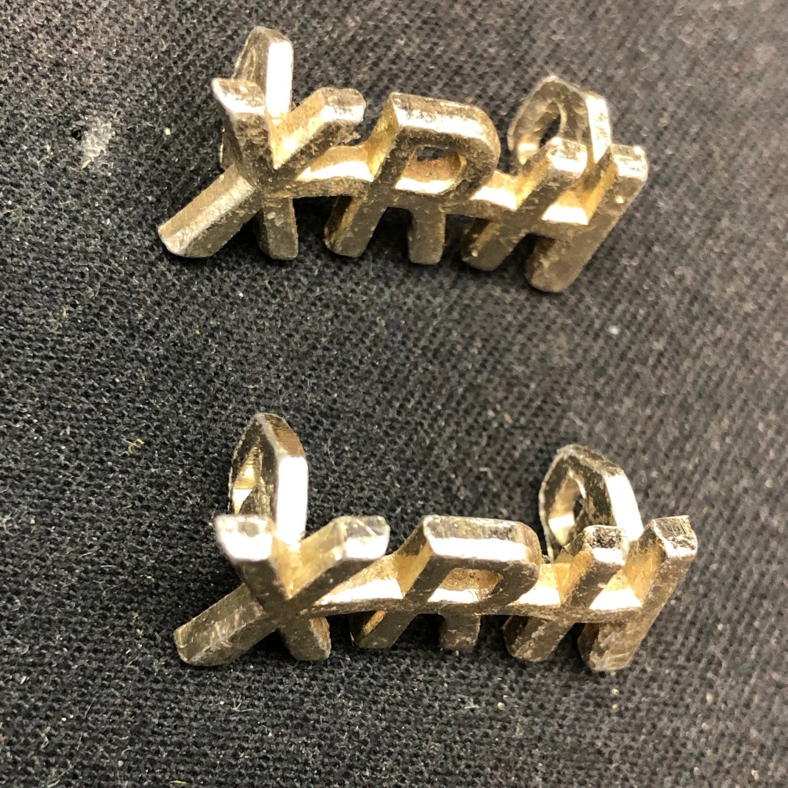 Original British Collar Badge Pair - 10th Royal Hussars - The Militaria Shop