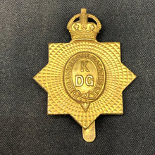 Load image into Gallery viewer, Original WW1 British Army Cap Badge - 1st ( King's ) Dragoon Guards - The Militaria Shop