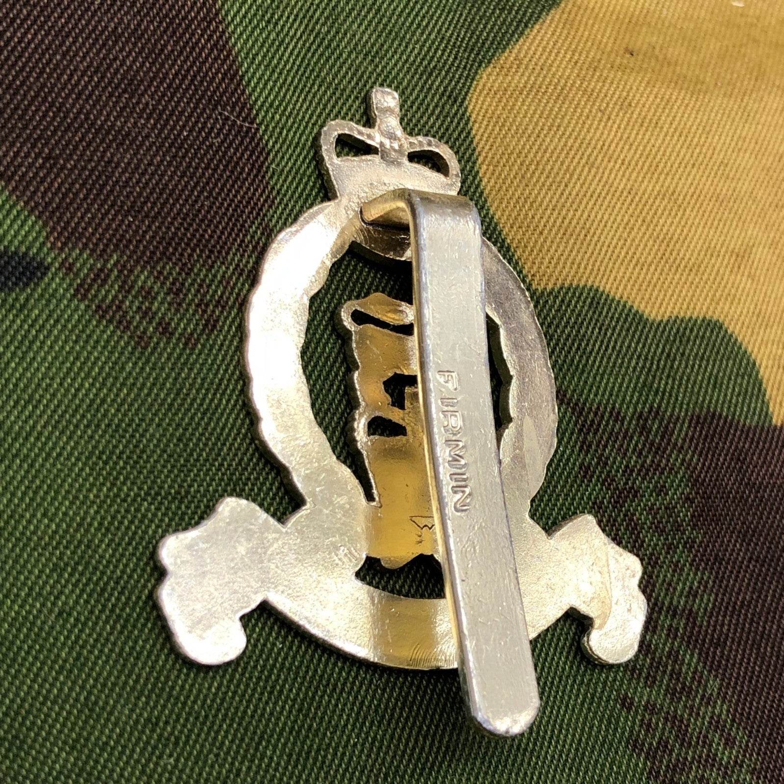 Original British Staybrite Army Cap Badge - Adjutant General's Corps - The Militaria Shop