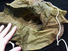 Load image into Gallery viewer, Original WW2 Canadian Army Camouflaged Smock Anti-Gas Hood - The Militaria Shop