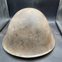 Load image into Gallery viewer, Original British/Canadian Army WW2 Mk3 Turtle High Rivet Combat Steel Helmet - The Militaria Shop