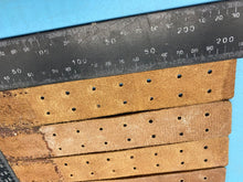 Load image into Gallery viewer, WW2 German Army belt leather fastening strip. Black Leather Reproduction - The Militaria Shop