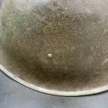 Load image into Gallery viewer, Original WW2 British/Canadian Army Mk3 Turtle Combat Helmet - The Militaria Shop