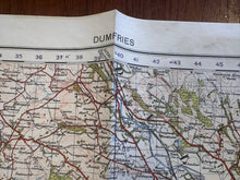 Load image into Gallery viewer, Original WW2 British Army GSGS Map of Scotland - Dumfries - The Militaria Shop