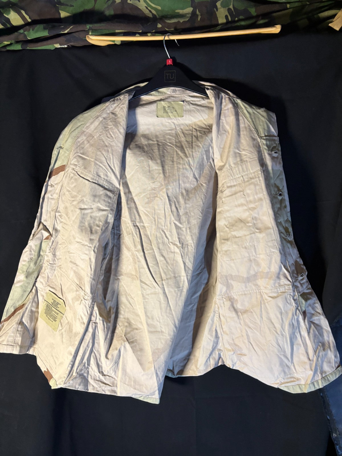 Gulf War US Army DCU Camouflaged Combat Field Coat/Jacket - Small/Short - The Militaria Shop