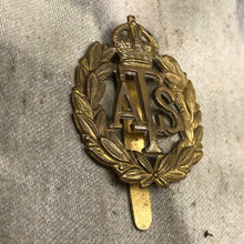 Load image into Gallery viewer, Original WW2 British Army Auxiliary Territorial Service ATS Cap Badge - The Militaria Shop