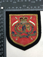 Load image into Gallery viewer, British Army Bullion Embroidered Blazer Badge - The Queen's Royal Lancers - The Militaria Shop
