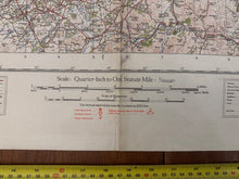 Load image into Gallery viewer, Original WW2 British Army RAF Navy Base Map of Scotland - The Forth, Clyde & Tay - The Militaria Shop