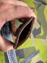 Load image into Gallery viewer, Original British Army WW1 / WW2 Sam Brown Officers' Sword Frog in Tan - The Militaria Shop