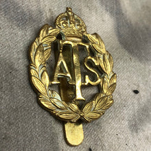 Load image into Gallery viewer, Original WW2 British Army Auxiliary Territorial Service ATS Cap Badge - The Militaria Shop