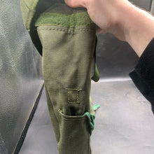 Load image into Gallery viewer, Genuine British Army Surplus OD Green Gas Mask Bag Haversack - The Militaria Shop