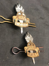 Load image into Gallery viewer, Original WW2 British Army Collar Badge Pair - Royal Army Education Corps RAEC - The Militaria Shop