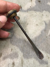 Load image into Gallery viewer, Original WW1 British Army SMLE Enfield Brass Oil Bottle - EFD Marked - The Militaria Shop