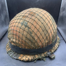 Charger l'image dans la galerie, Genuine Dutch Army M53 Euroclone of WW2 US M1 Camouflaged Helmet & Liner Set - The Militaria Shop