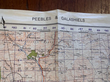 Load image into Gallery viewer, Original WW2 British Army GSGS Map of Scotland - Peebles & Galashiels - The Militaria Shop