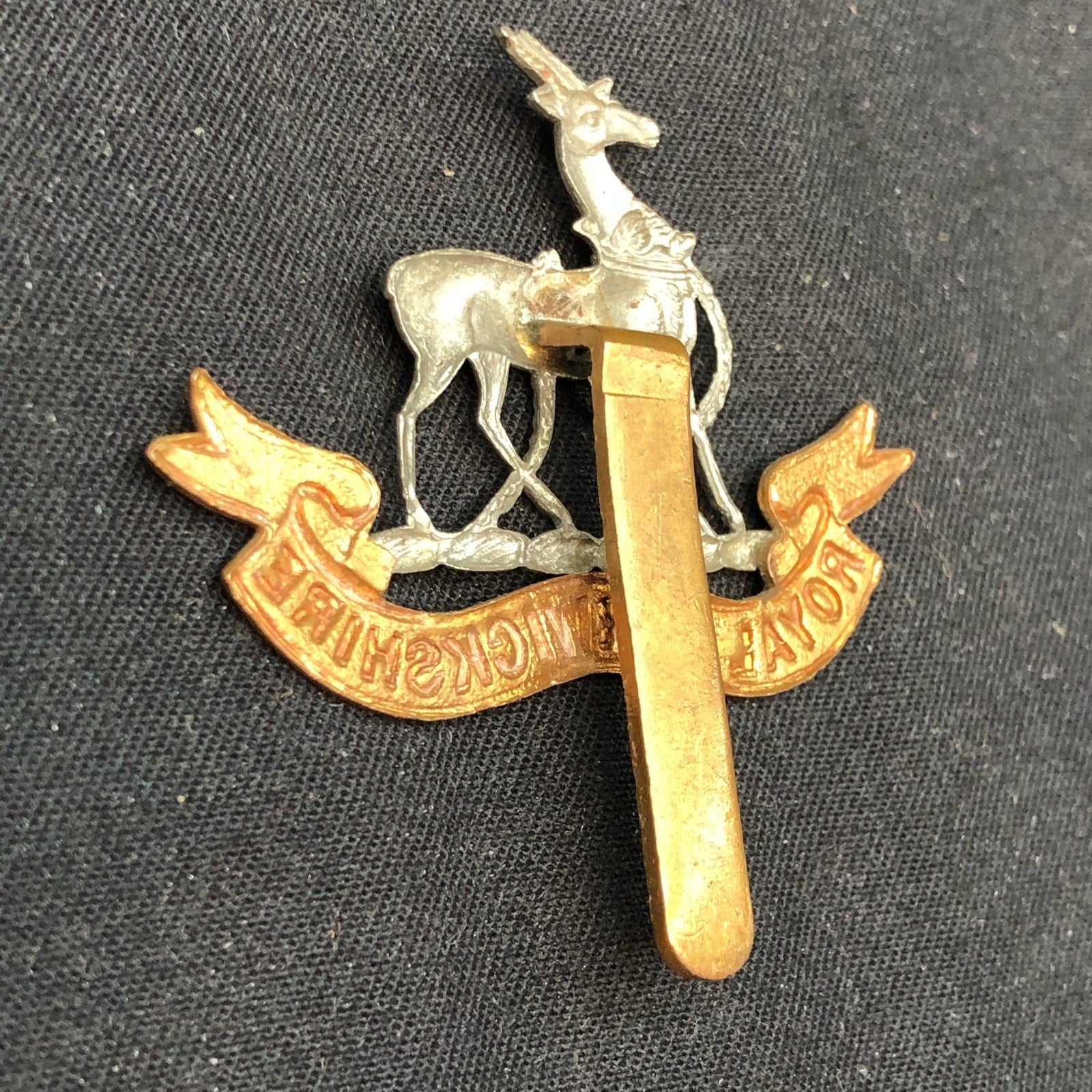 Original WW2 British Army Cap Badge - Royal Warwickshire Regiment - The Militaria Shop