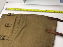 Load image into Gallery viewer, Original WW2 British Army 37 Pattern Despatch Riders High Sided Spats 1943 Dated - The Militaria Shop