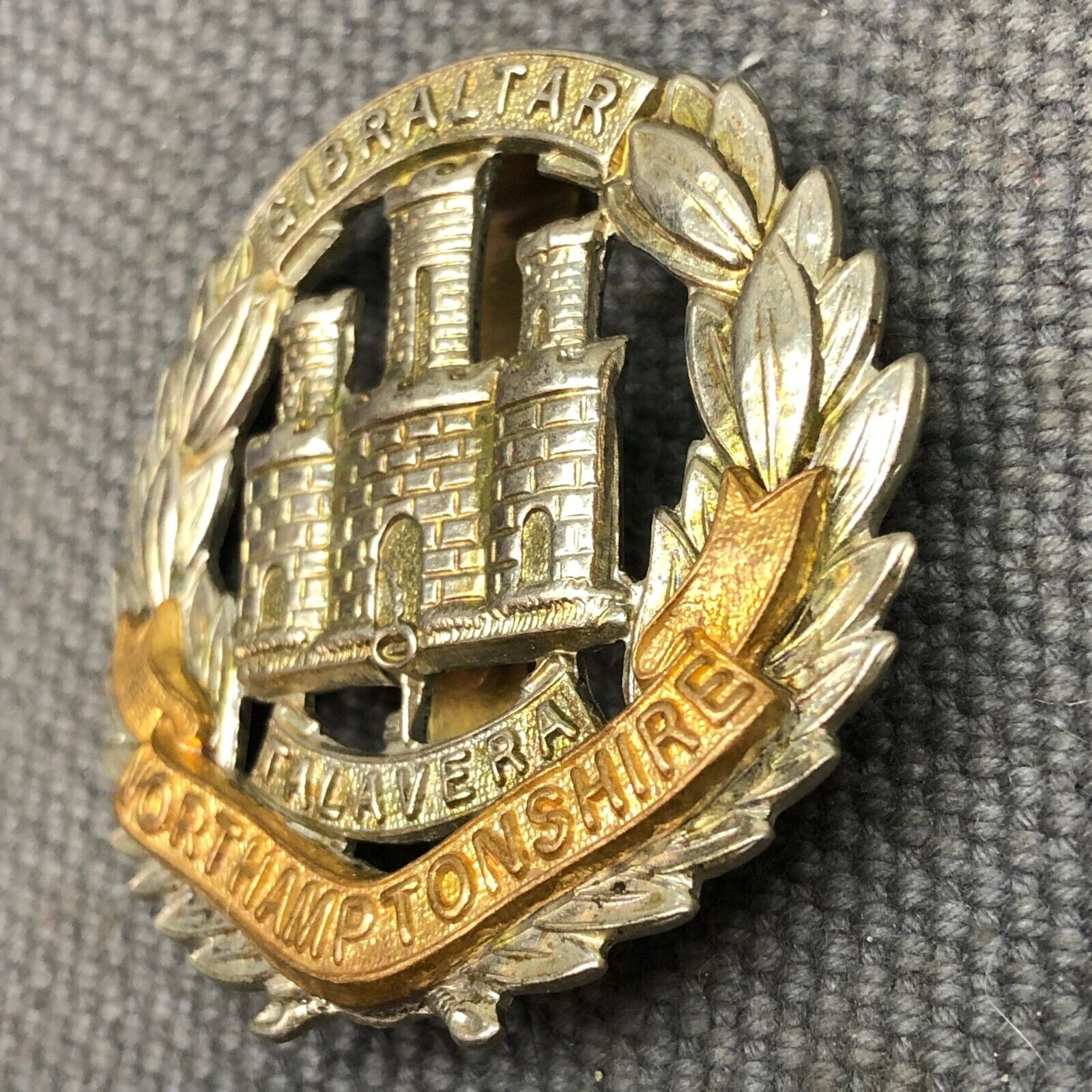 Original WW2 British Army Cap Badge - West Yorkshire Regiment - The Militaria Shop