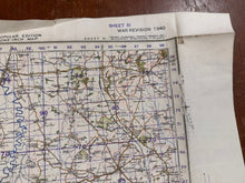 Load image into Gallery viewer, Original WW2 British Army GSGS OS Map of Great Britain - Wrexham & Oswestry - The Militaria Shop