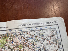 Charger l'image dans la galerie, Original WW2 British Army OS Map of Great Britain - Birmingham - The Militaria Shop