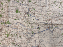 Load image into Gallery viewer, Original WW2 British Army GSGS OS Map of Great Britain - Goole & Pontefract - The Militaria Shop