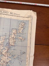 Load image into Gallery viewer, Original WW2 British Army RAF Navy Base Map of Great Britain - Shetland Islands - The Militaria Shop