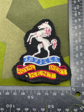 Load image into Gallery viewer, Original British Army Royal West Kent Regiment Blazer Badge - The Militaria Shop