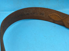 Load image into Gallery viewer, Original British Army Officer's Sam Browne Leather Belt - Approx 36" Waist - The Militaria Shop