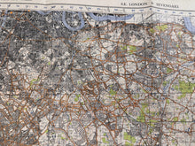 Charger l'image dans la galerie, Original WW2 British Army GSGS OS Map of England - N.E London & Sevenoaks - The Militaria Shop
