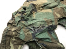 Load image into Gallery viewer, Original US Army Vietnam War Era M1 Camo Helmet Cover - Local Find - Combat Worn - The Militaria Shop