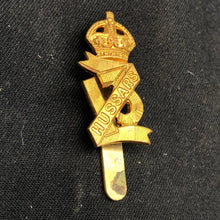 Load image into Gallery viewer, Original British Army Cap Badge - 13th/18th Hussars - The Militaria Shop