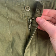 Load image into Gallery viewer, Genuine British Army Surplus OD Green Lightweight Combat Trousers Size 75/80/96 - The Militaria Shop