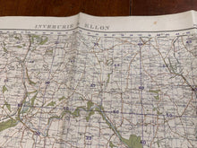 Load image into Gallery viewer, Original WW2 British Army GSGS Map of Scotland - Inverurie & Ellon - The Militaria Shop