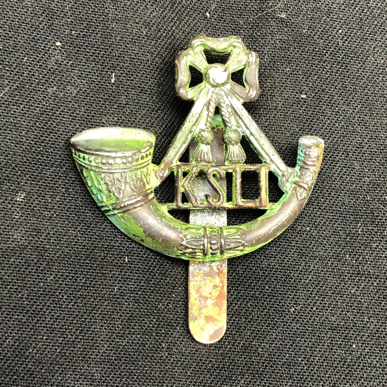 Original British Army Cap Badge - King's Shropshire Light Infantry - The Militaria Shop