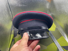 Charger l'image dans la galerie, Original British Army Royal Engineers Peaked Cap - 58cm - The Militaria Shop