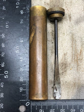 Load image into Gallery viewer, Original WW1 British Army SMLE Enfield Brass Oil Bottle - EFD Marked - The Militaria Shop