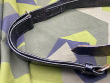 Load image into Gallery viewer, Original British Royal Navy Officer's Black Leather Belt with Gilt Buckle - The Militaria Shop