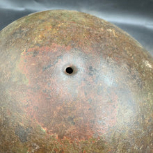 Charger l'image dans la galerie, Original British/Canadian Army WW2 Mk3 Turtle High Rivet Combat Steel Helmet - The Militaria Shop